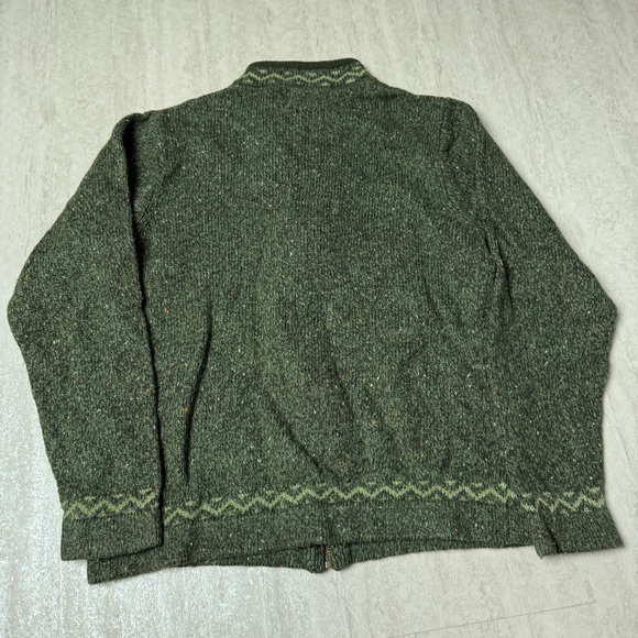 Woolrich sweater green full zip classic style - Picture 8 of 8